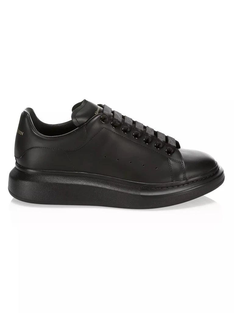 Alexander McQueen Men's Oversized Leather Platform Sneakers 1