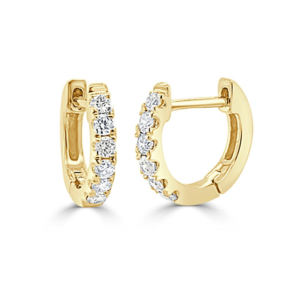 Sabrina Designs 14k Gold & Diamond Huggie Earrings