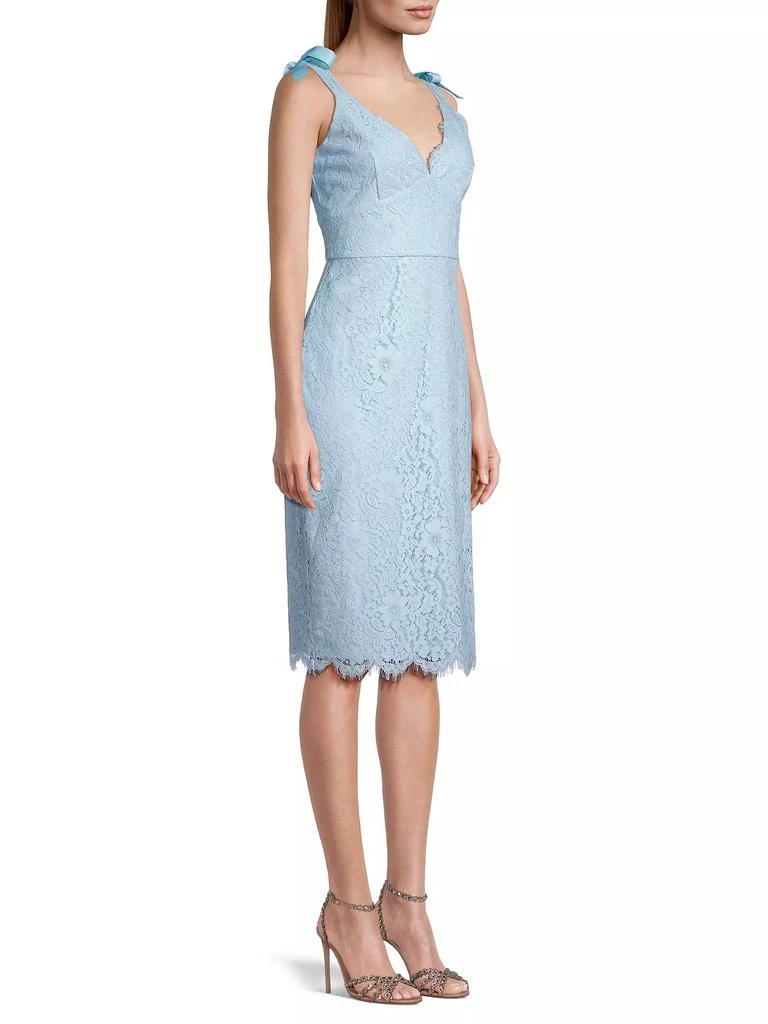 Laundry by Shelli Segal Lace &amp; Tie-Strap Midi-Dress 4