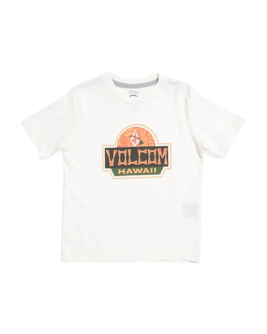 Volcom Little Boys Quilt Fill Short Sleeve Tee 1