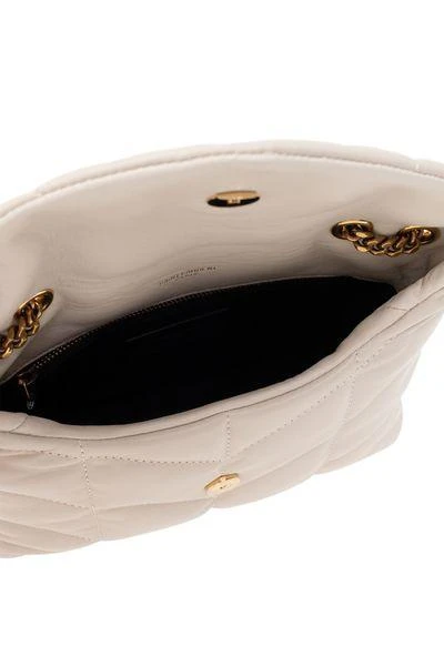 Yves Saint Laurent QUILTED SHOULDER BAG   BEIGE 4