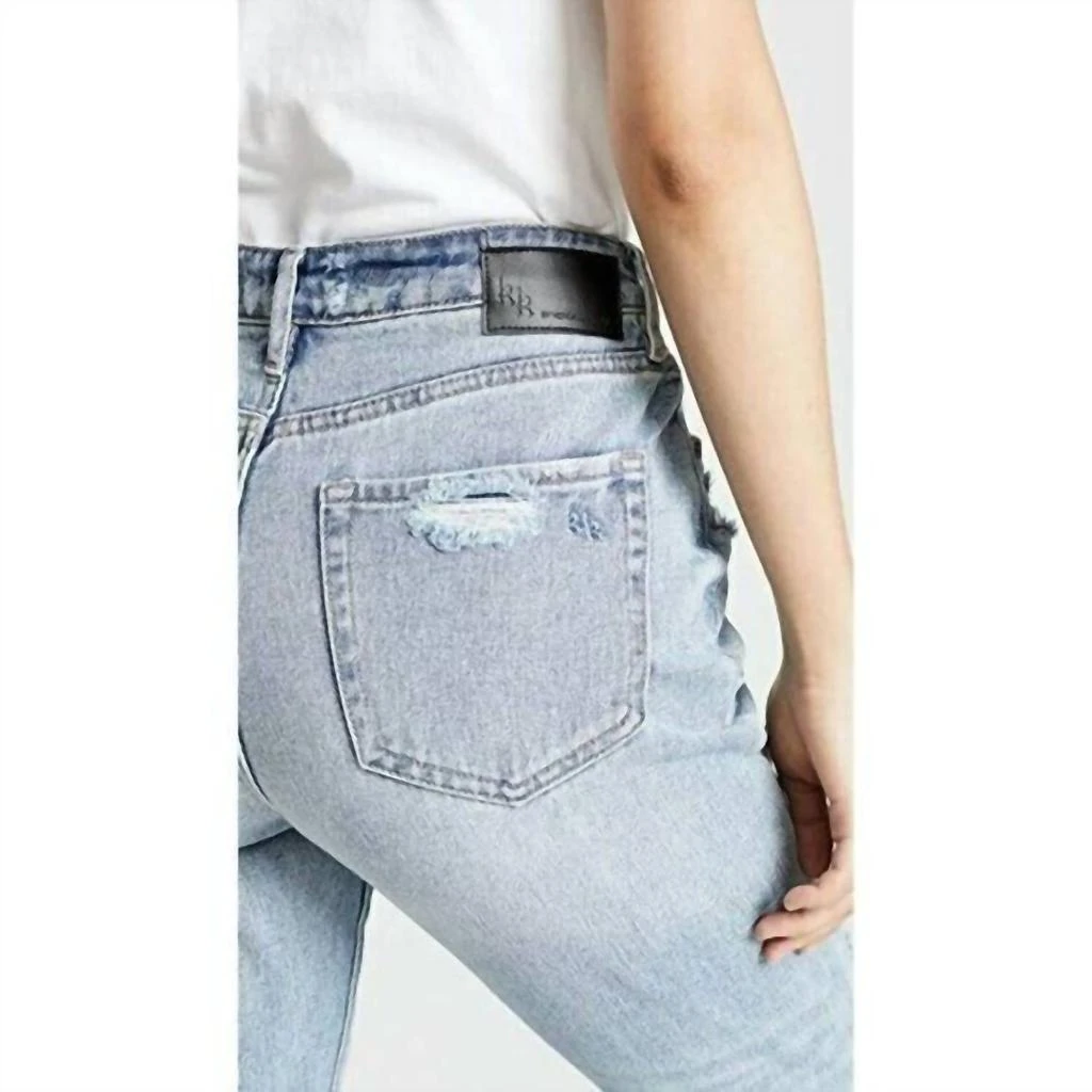 KENDALL & KYLIE Kendall + Kylie - The Icon Distressed Boyfriend Crop Ripped Jeans 4