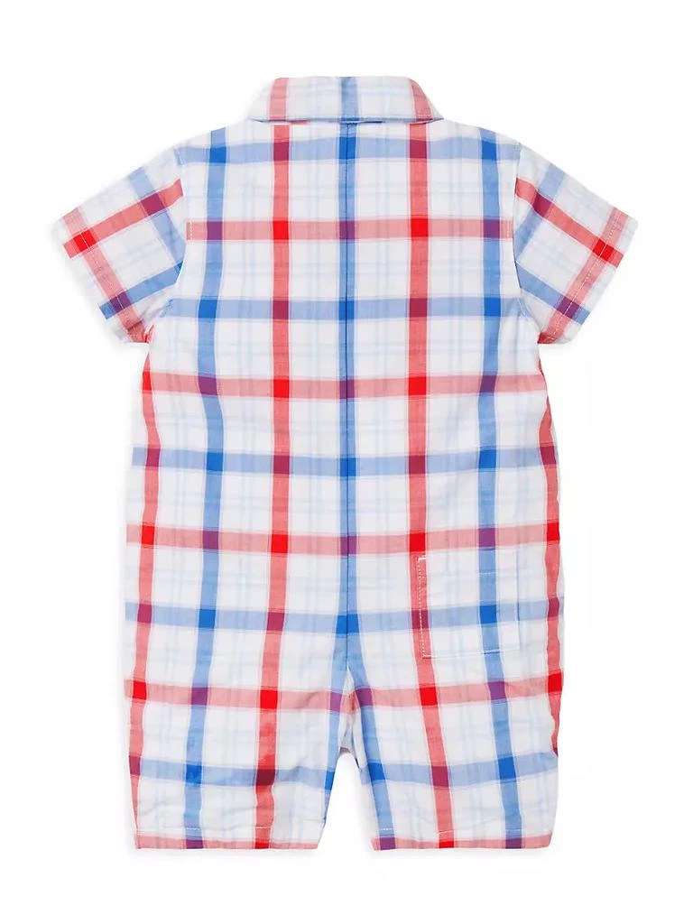 Janie and Jack Baby Boy's The Plaid Romper 2