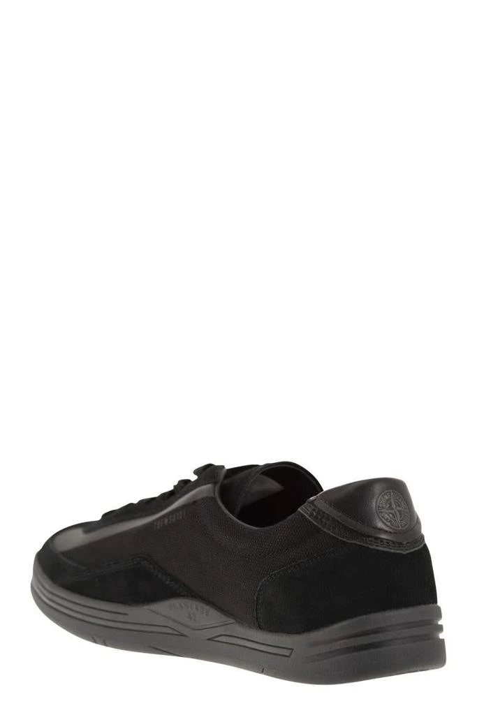 Stone Island Stone Island Fabric, Suede And Rubber Trainers 3