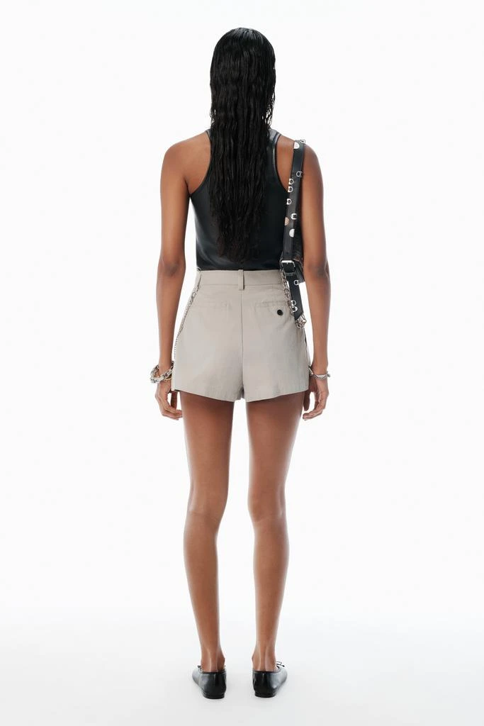 Alexander Wang Grey Cotton-Blend Shorts 4