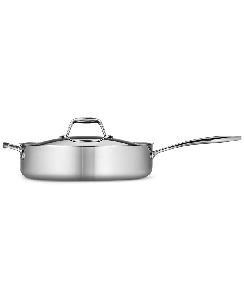 Tramontina Tri-Ply Clad Stainless Steel 6-Qt. Covered Deep Sauté Pan 2