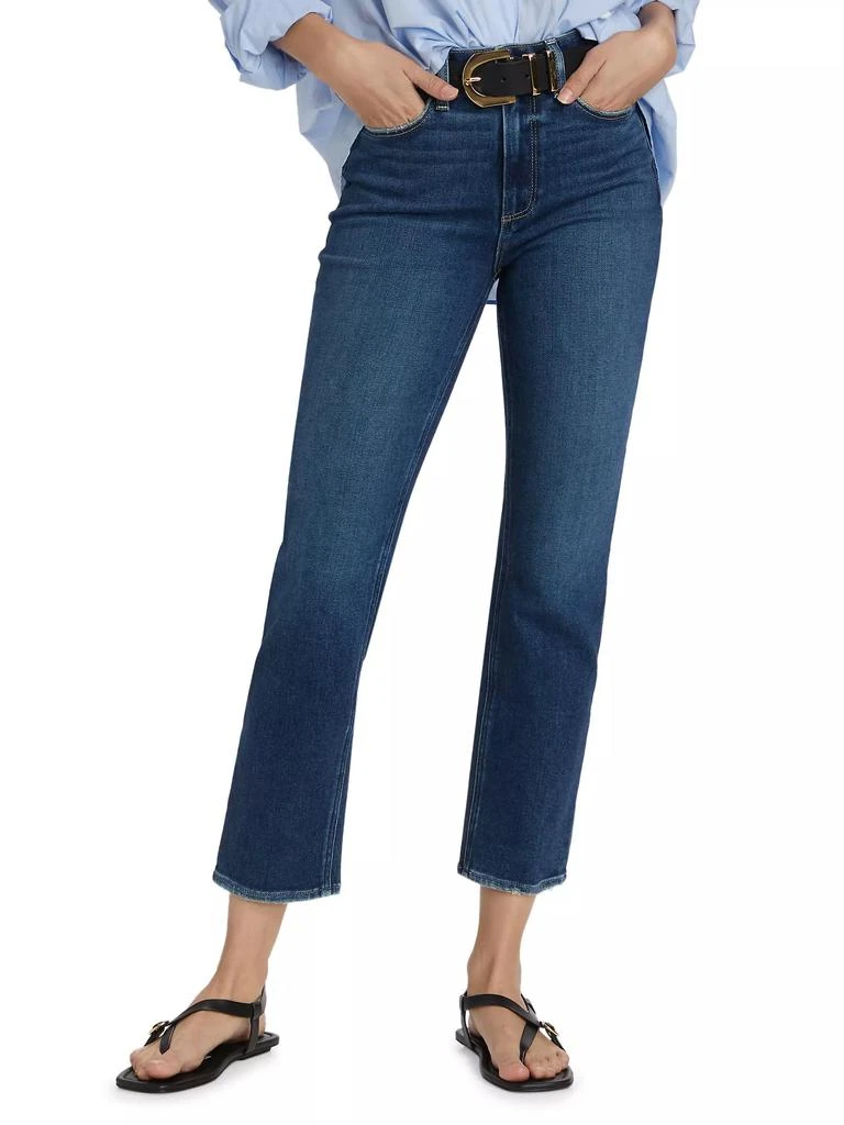Paige Cindy Cropped Straight-Leg Jeans 3