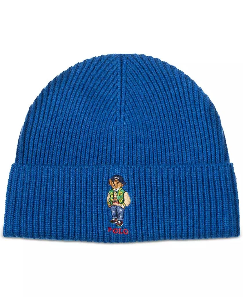 Ralph Lauren Men's Signature Varsity Bear Beanie 1