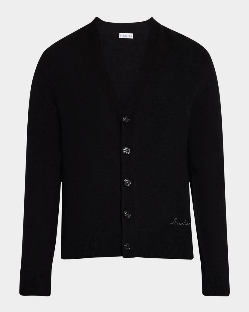 Burberry Men's Cashmere Cardigan Sweater 1