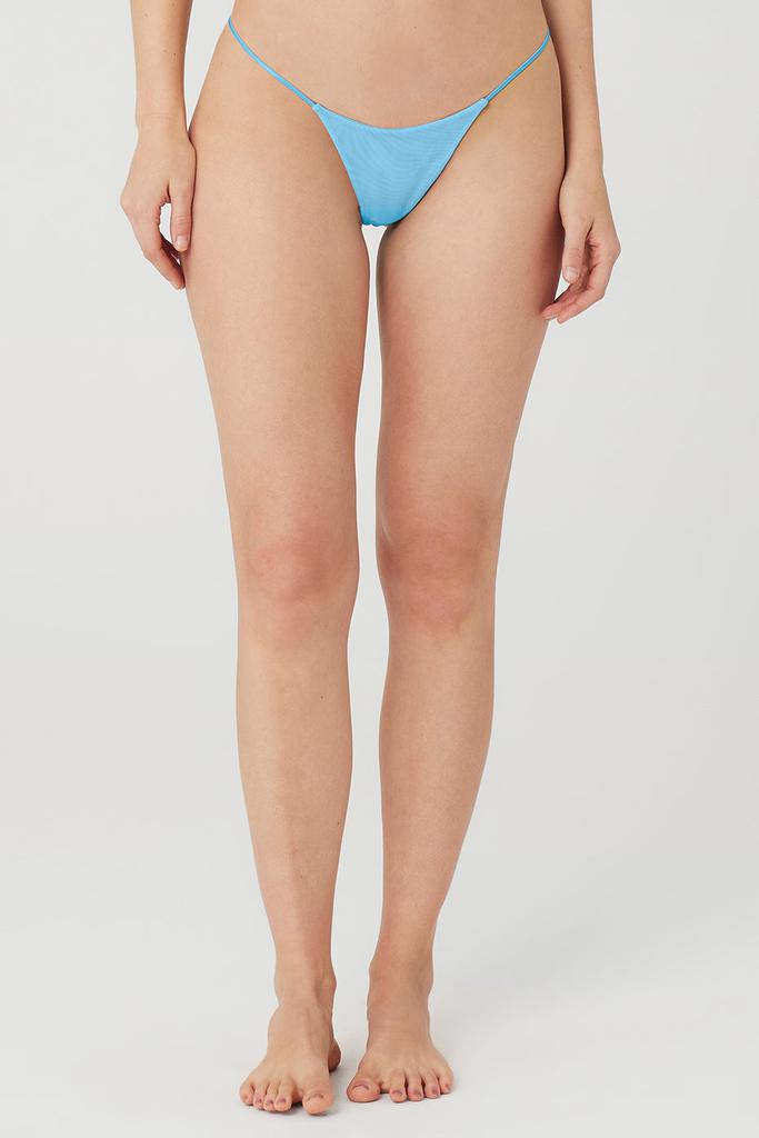 Alo Airmesh Venus Thong - Azure Blue - Underwear - Free