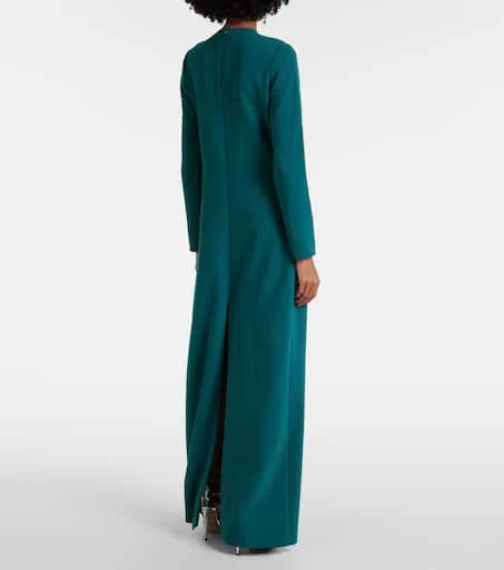 Costarellos Elea embellished crêpe gown 3