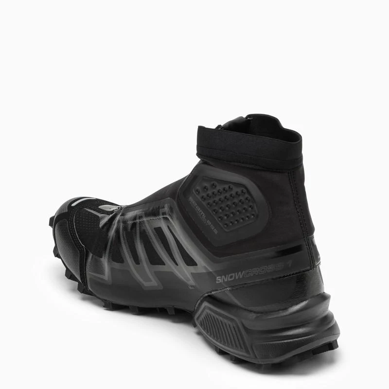 SALOMON Black high trainer in technical fabric 5