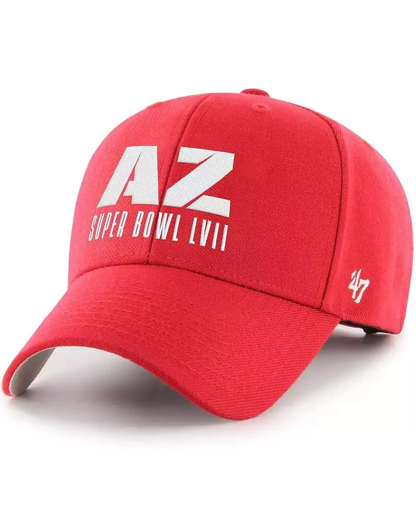 47 Brand Men's Red Super Bowl LVII MVP Script Adjustable Hat 1