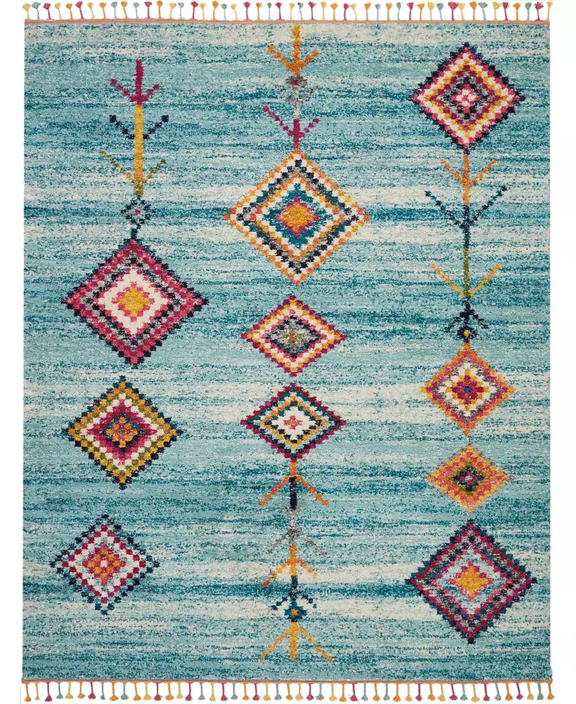Nourison CLOSEOUT! Nomad NMD05 Navy 6'7" x 9'6" Area Rug