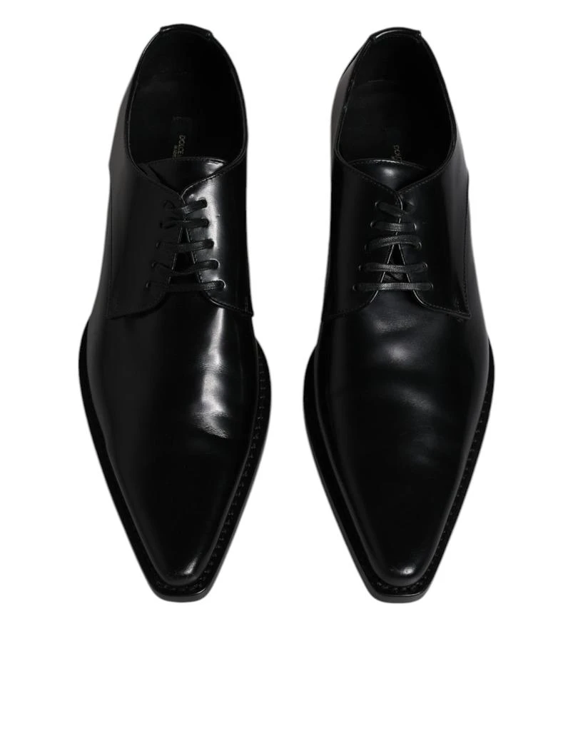 Dolce & Gabbana Patent Leather Derby Men Dress Women's Shoes (Pre-Owned) 3