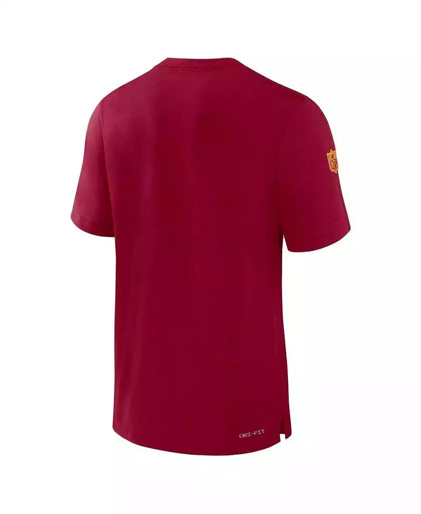 NIKE Men's Burgundy Washington Commanders Sideline Player Performance T-Shirt 3