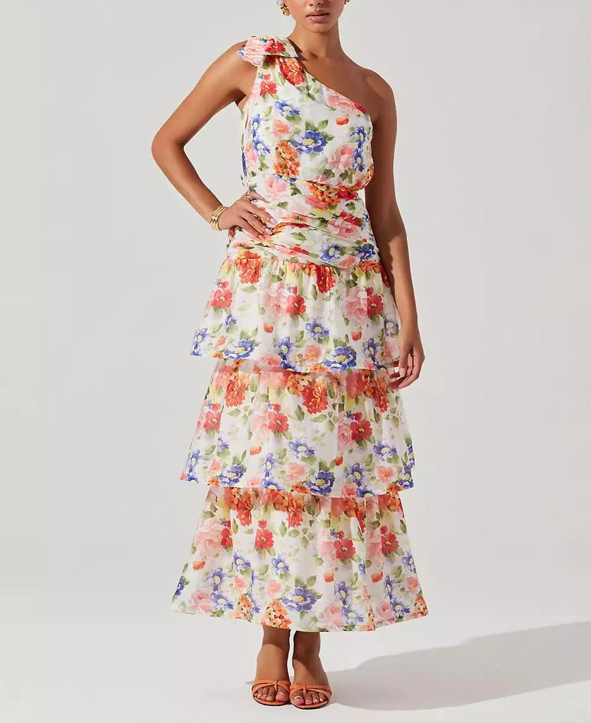 ASTR Women's Natali One-Shoulder Maxi Dress 4
