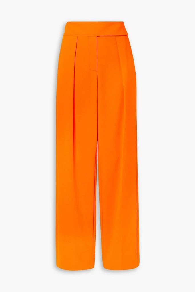 CHRISTOPHER JOHN ROGERS Neon crepe tapered pants 1