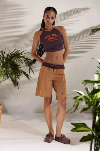 Roxy Roxy X Out From Under Drop In Cropped Rash Guard 2