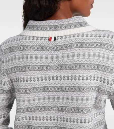 Thom Browne Fair Isle wool-blend jacquard sweater 6
