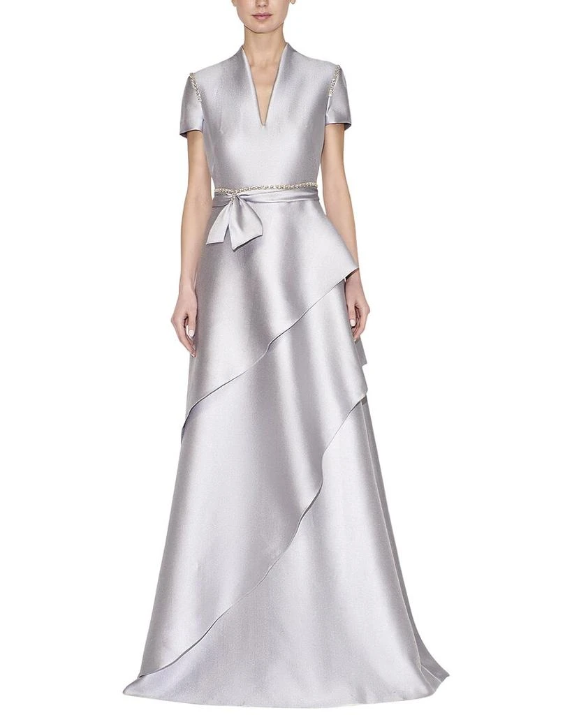 REEM ACRA Ruffle Skirt Kaftan 1