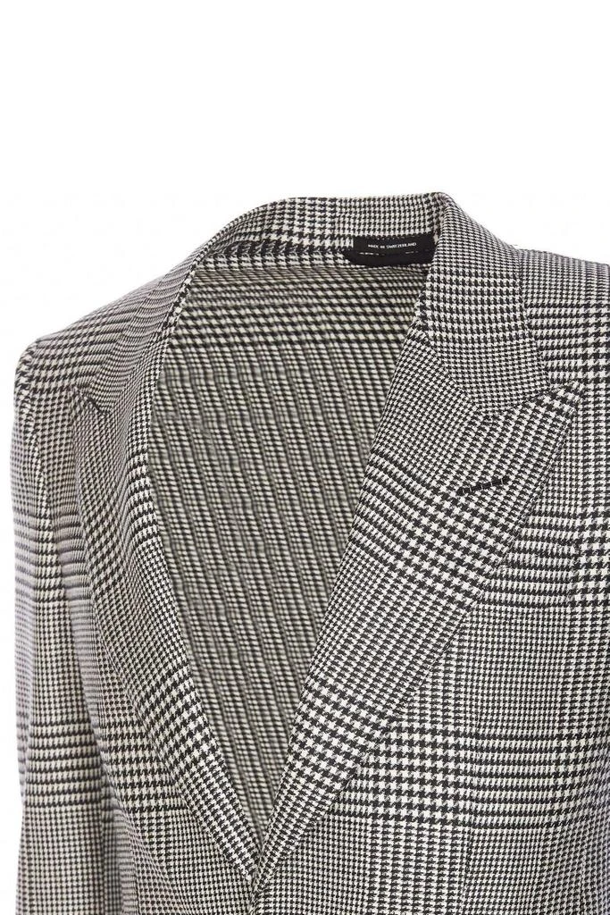 Tom Ford Tom Ford Single-Breasted Checked Blazer 4