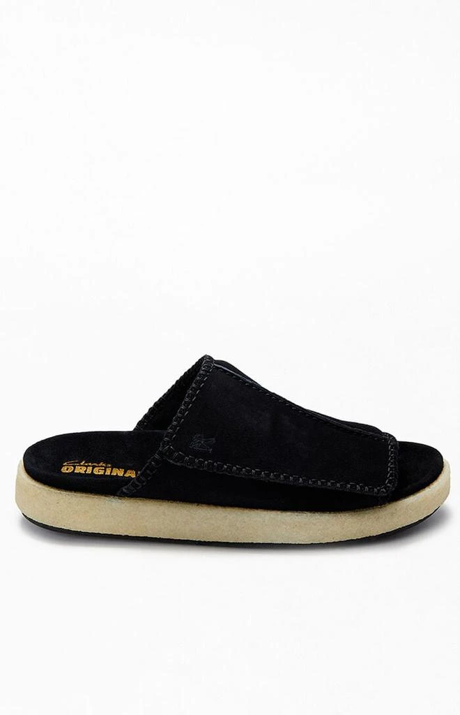 Clarks Overleigh Suede Slide Sandals 1