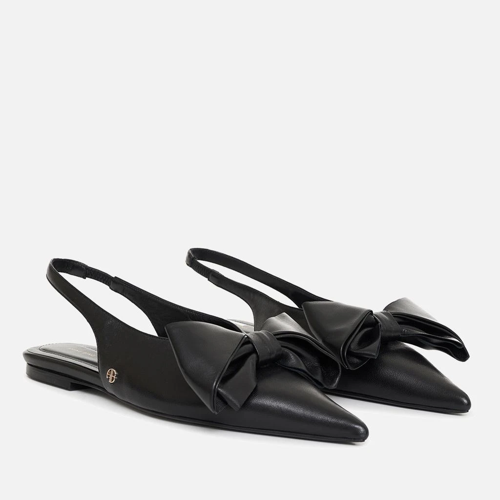 ANINE BING Women's Nina Slingback Leather Pumps 2