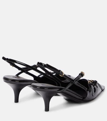Miu Miu Patent leather slingback pumps 3
