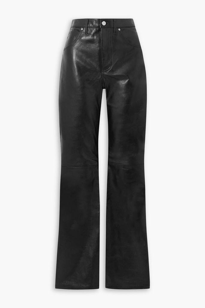 DODO BAR OR Lidra leather straight-leg pants