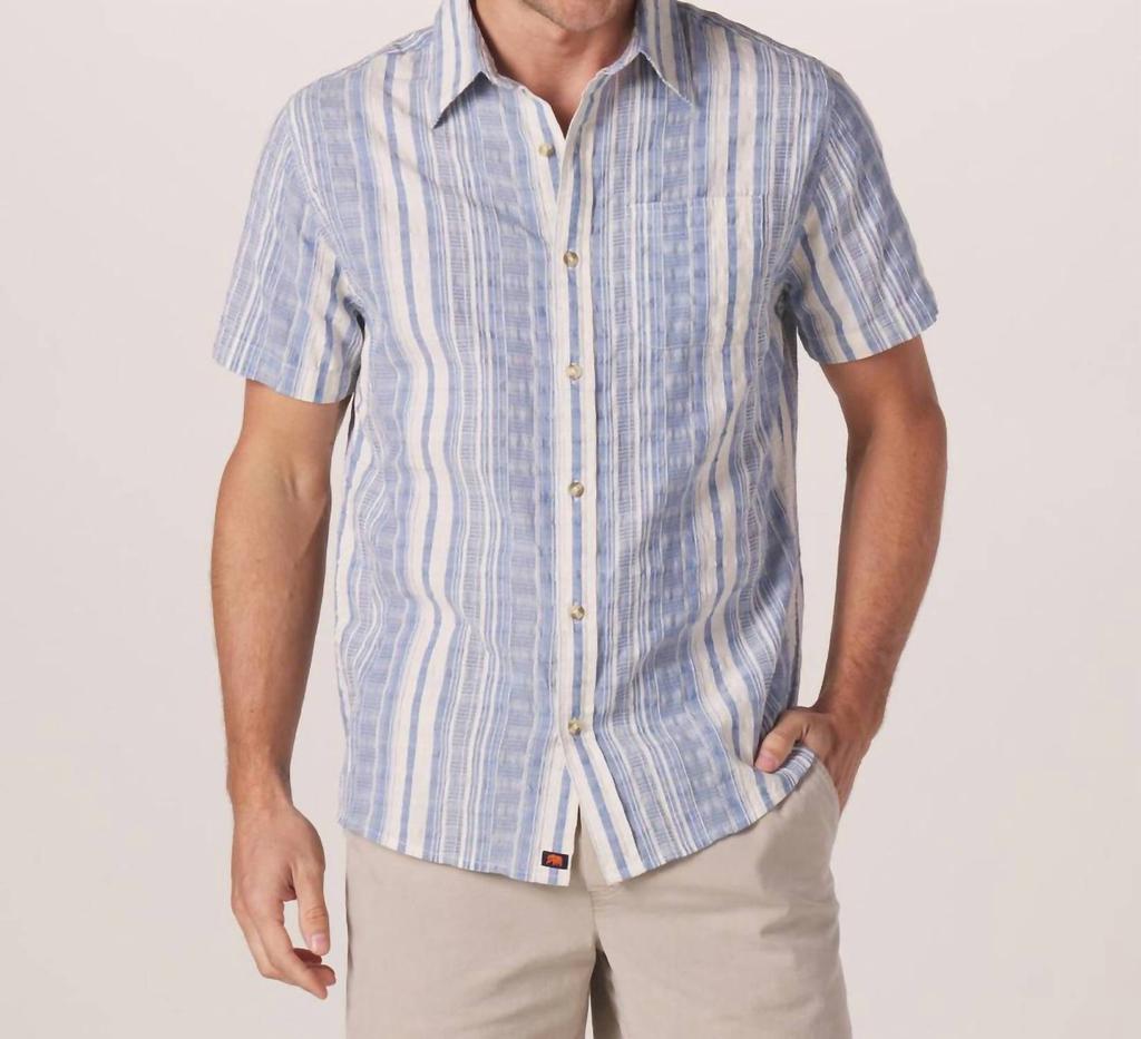 The Normal Brand The Normal Brand - Freshwater Short Sleeve Button Up
