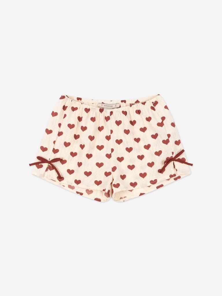 Konges Slojd Girls Ava Slit Shorts in Ivory