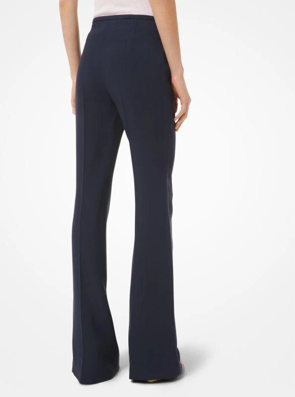 Michael Kors Double Crepe Sablé Flared Trousers 2