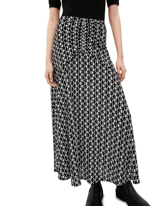 Marella Printed Tulle Maxi Skirt