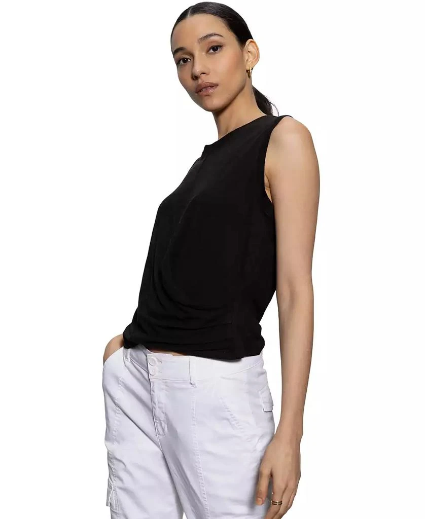 Sanctuary Women's Draped Sleeveless Crewneck Tank 2