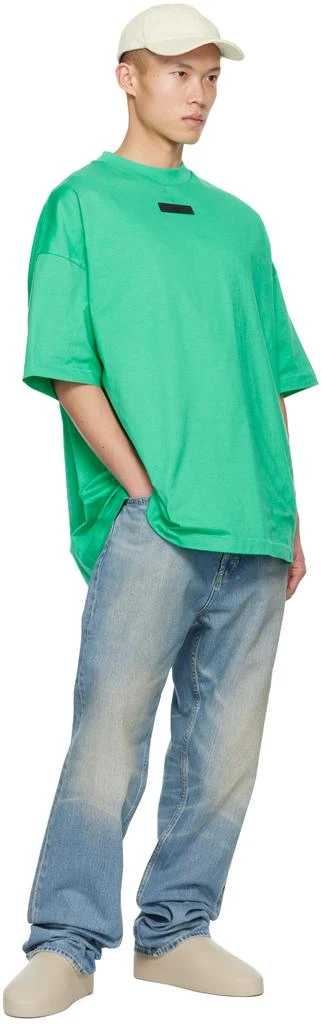 Fear of God ESSENTIALS Green Crewneck T-Shirt 4