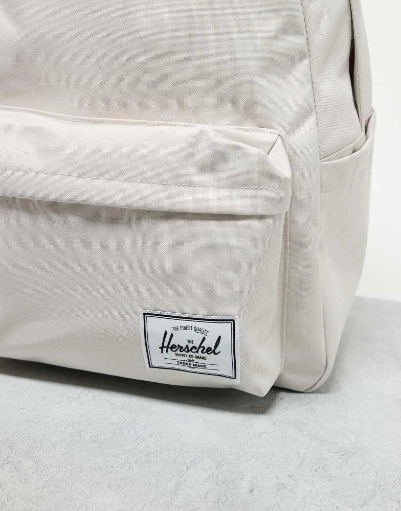 Herschel Supply Herschel Supply Co XL classic backpack with laptop sleeve in cream 4