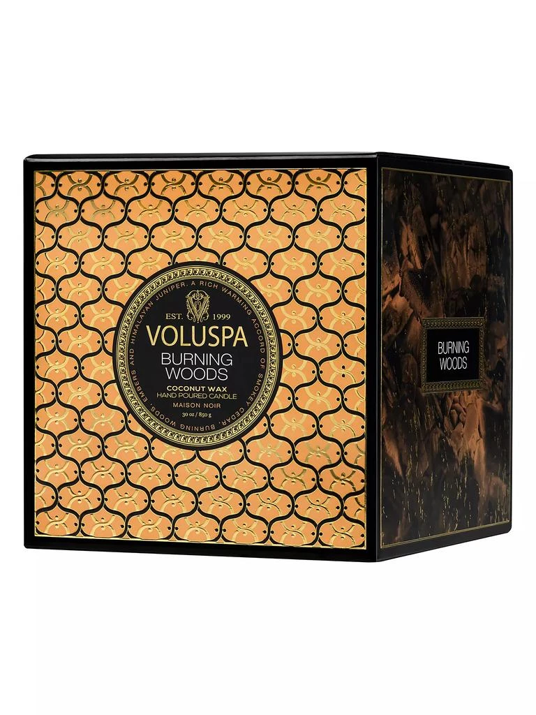 Voluspa Burning Woods Luxe Candle 3