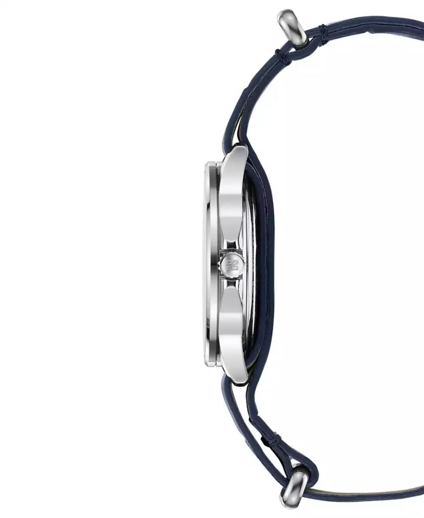 Certina Women's Swiss DS-6 Blue Leather Strap Watch 35mm