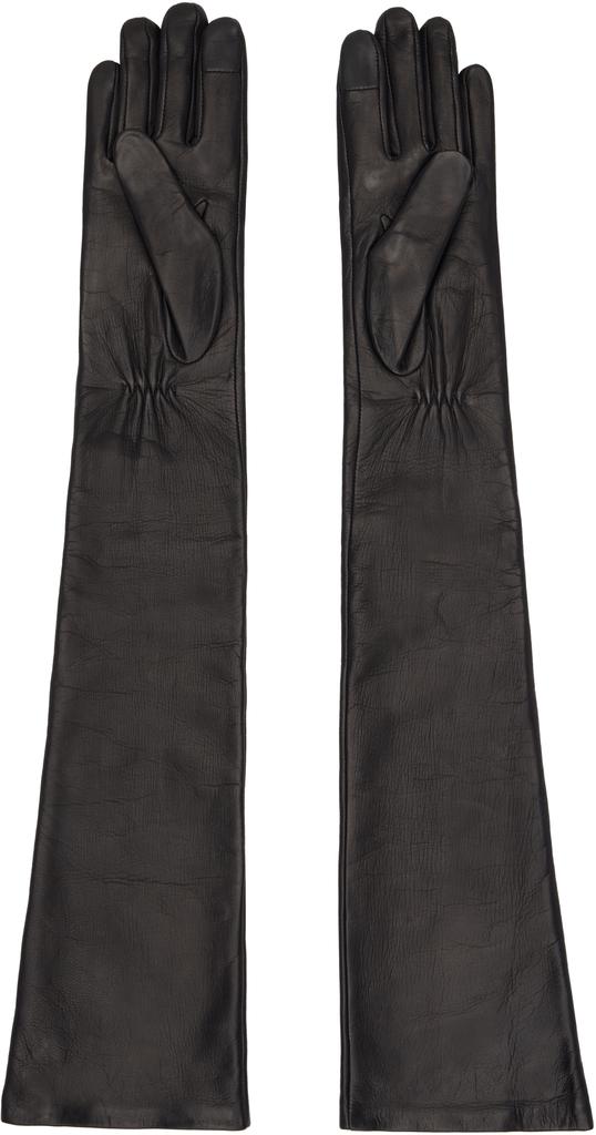 Handsome Stockholm Black Essentials Extra Long Gloves