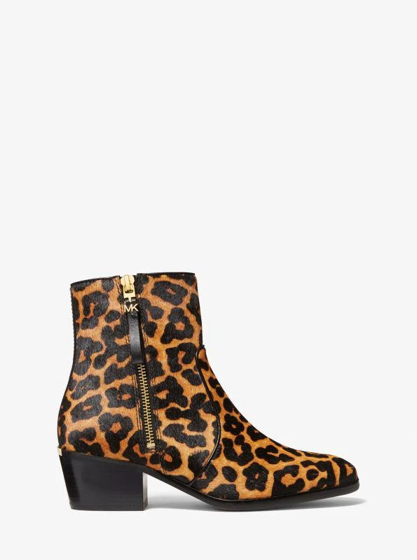 Michael Kors Sawyer Leopard Print Calf Hair Boot 2