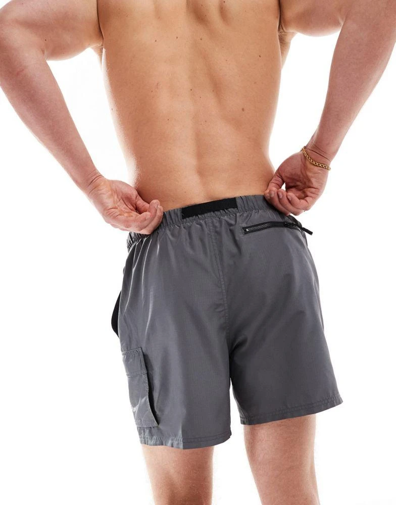 NIKE Nike Swimming Voyage 5 inch volley swim shorts in iron grey 4