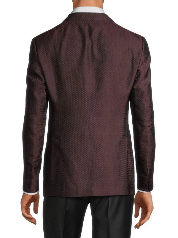 Giorgio Armani Textured Silk-Blend Dinner Jacket 2