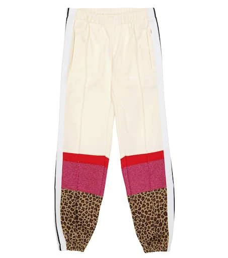 Palm Angels Glitter-embellished track pants 1