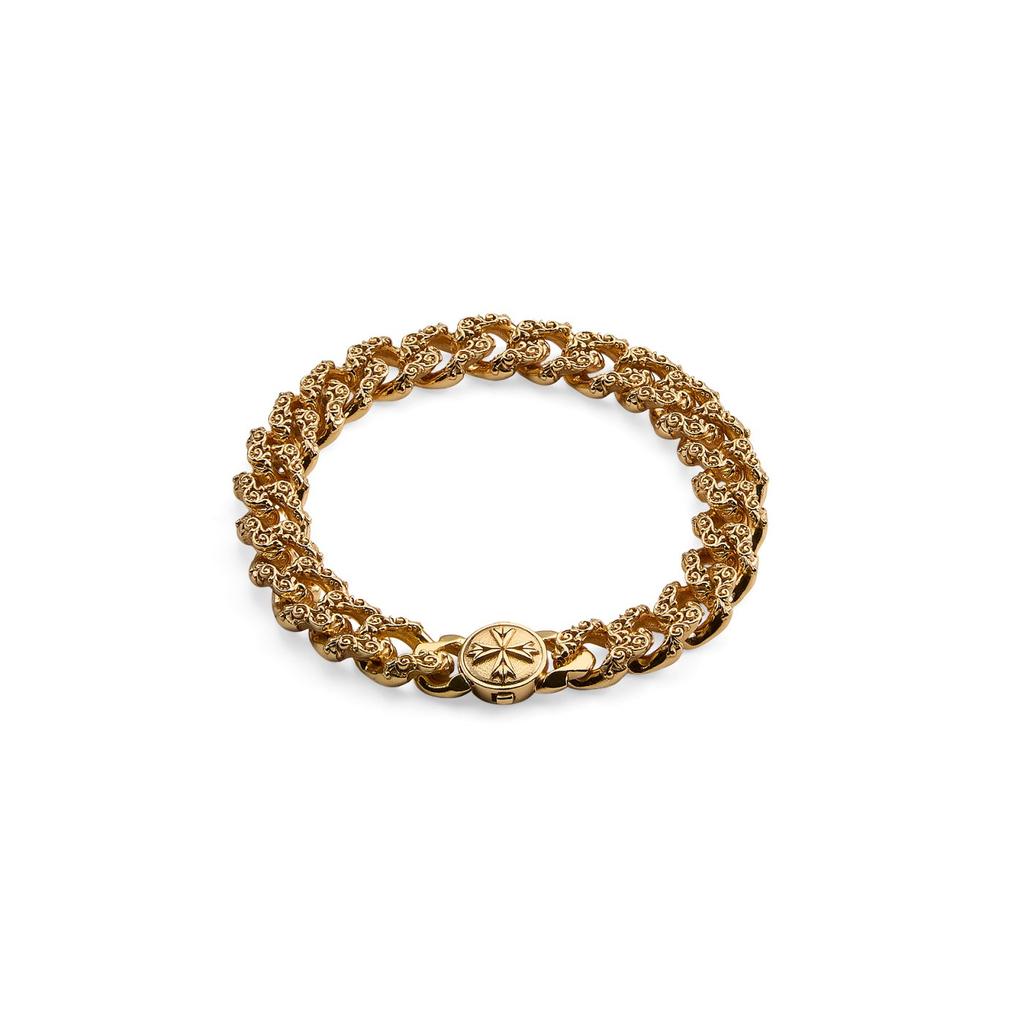 Emanuele Bicocchi Emanuele Bicocchi Small Flourish Chain Bracelet