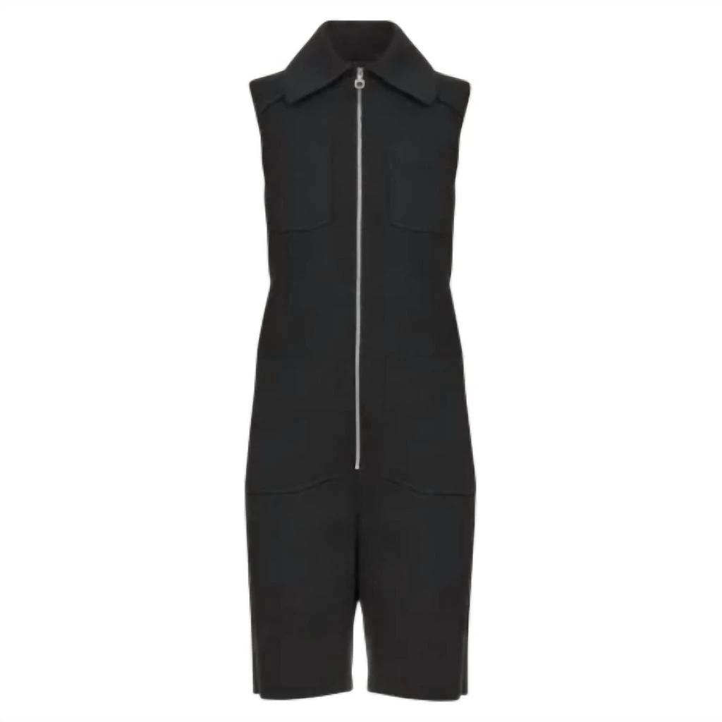Salvatore Ferragamo Women
s Organic Cotton Jumpsuit In Black 1