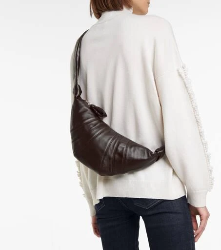 Lemaire Croissant Small leather shoulder bag 2