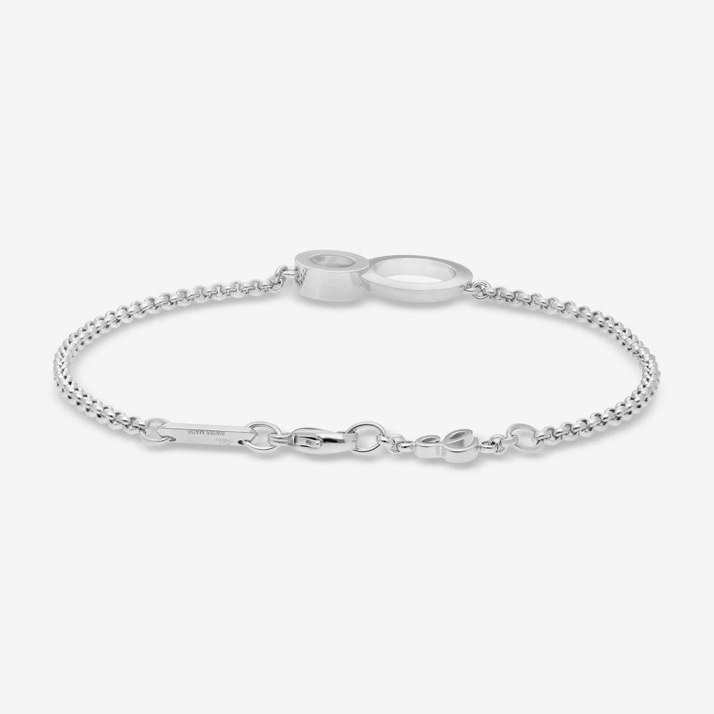 Chopard Chopard Happy 8 18K White Gold Diamond Chain Bracelet 859209-1001 3