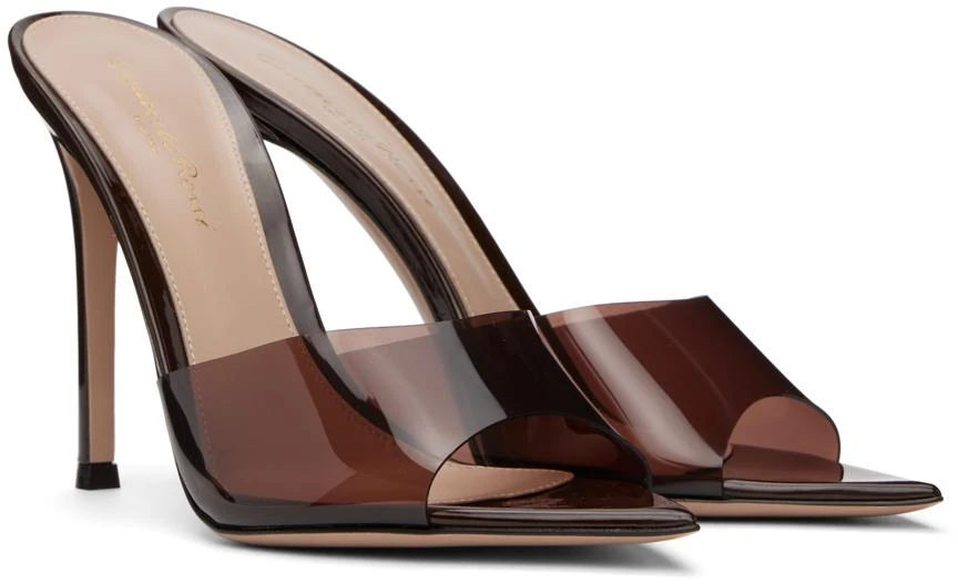 Gianvito Rossi Brown Elle Heeled Sandals 4