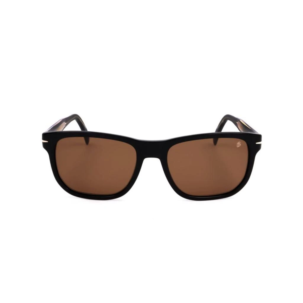 NWT David Beckham DB 1060/S-037N IR 57mm BLACK HORN Sunglasses Men main image 3
